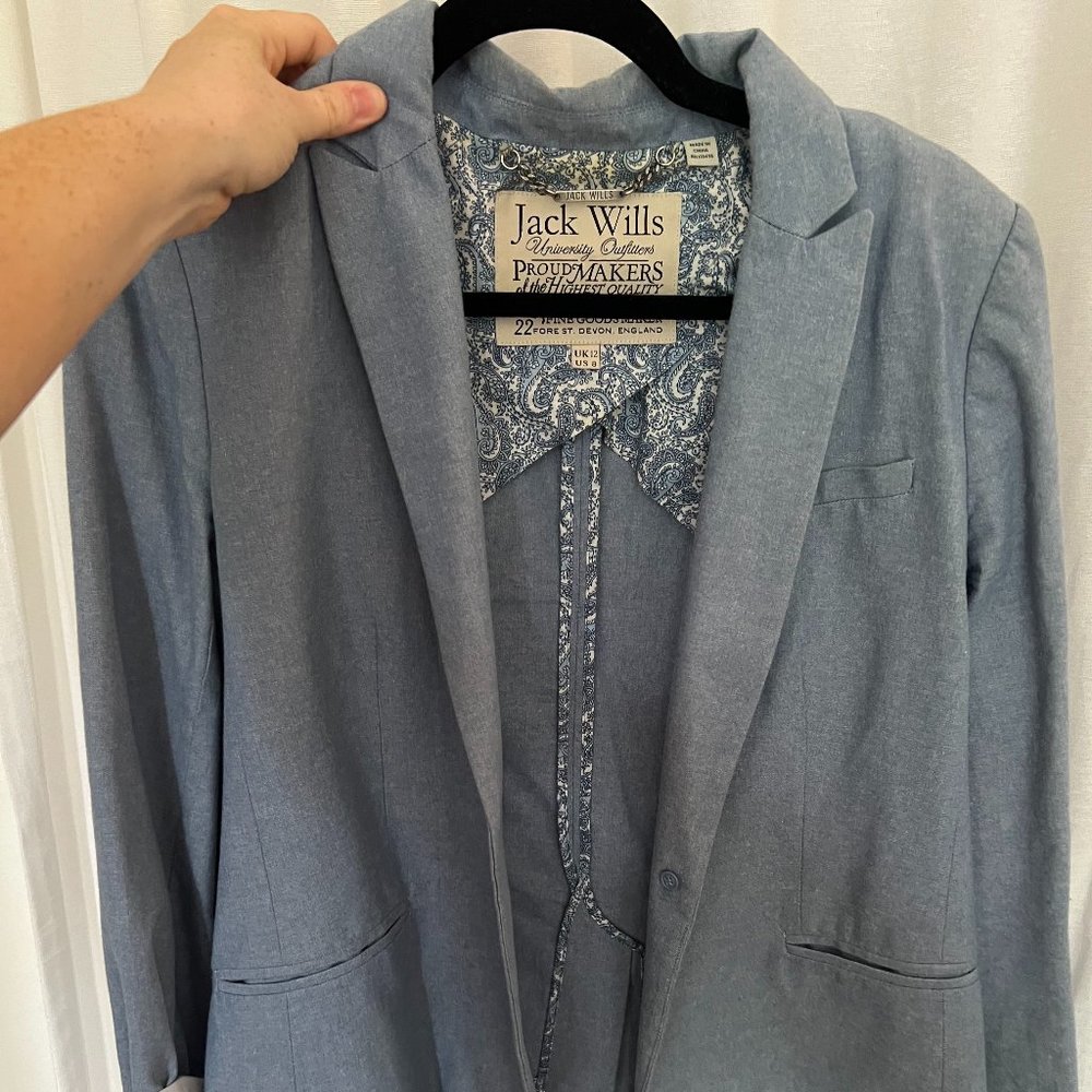 Jack Willis Blue Blazer (Size 8)